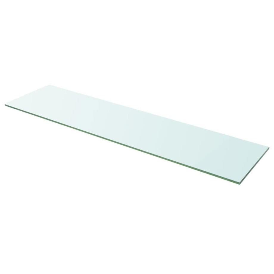 vidaXL Wandschap transparant 100x25 cm glas vidaXL Wandschap transparant 100x25 cm glas afbeelding 1