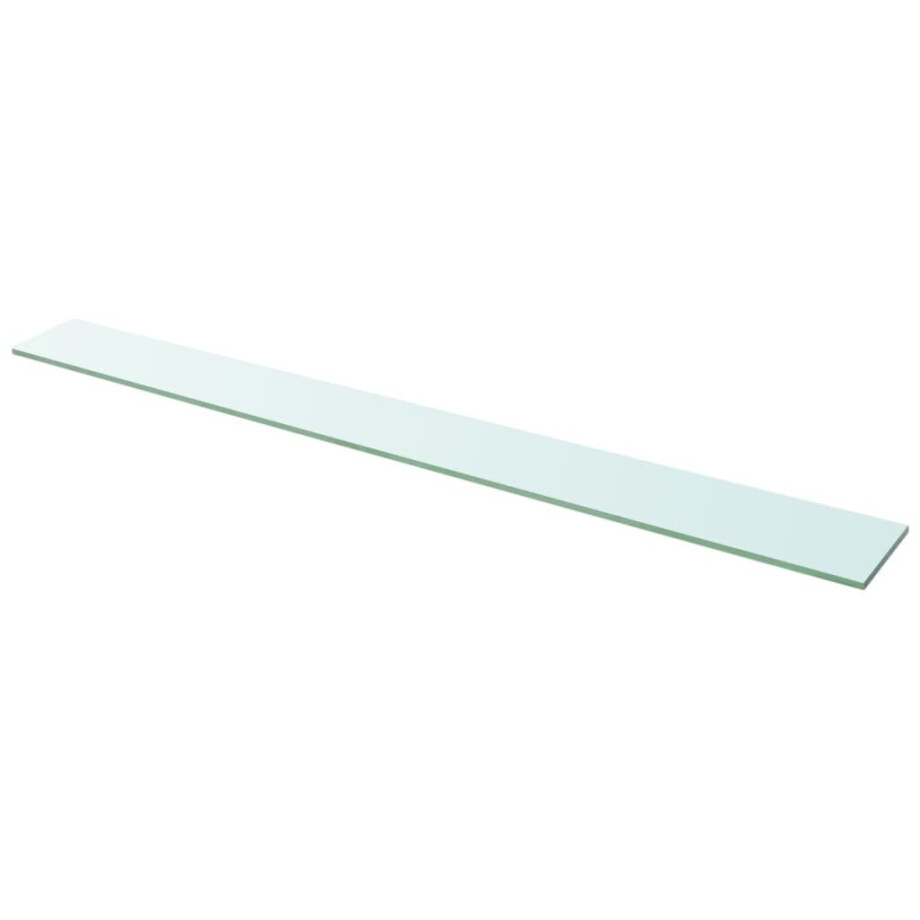 vidaXL Wandschap transparant 110x12 cm glas vidaXL Wandschap transparant 110x12 cm glas afbeelding 1