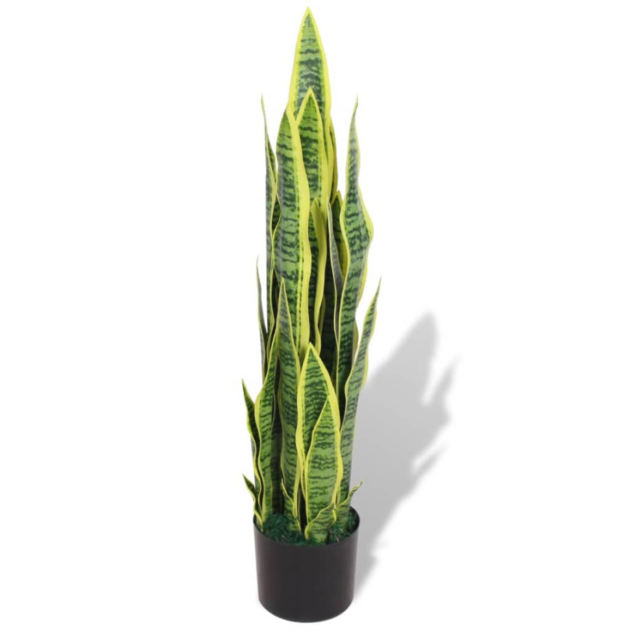 vidaXL Kunst sanseveria plant met pot 90 cm groen afbeelding 1