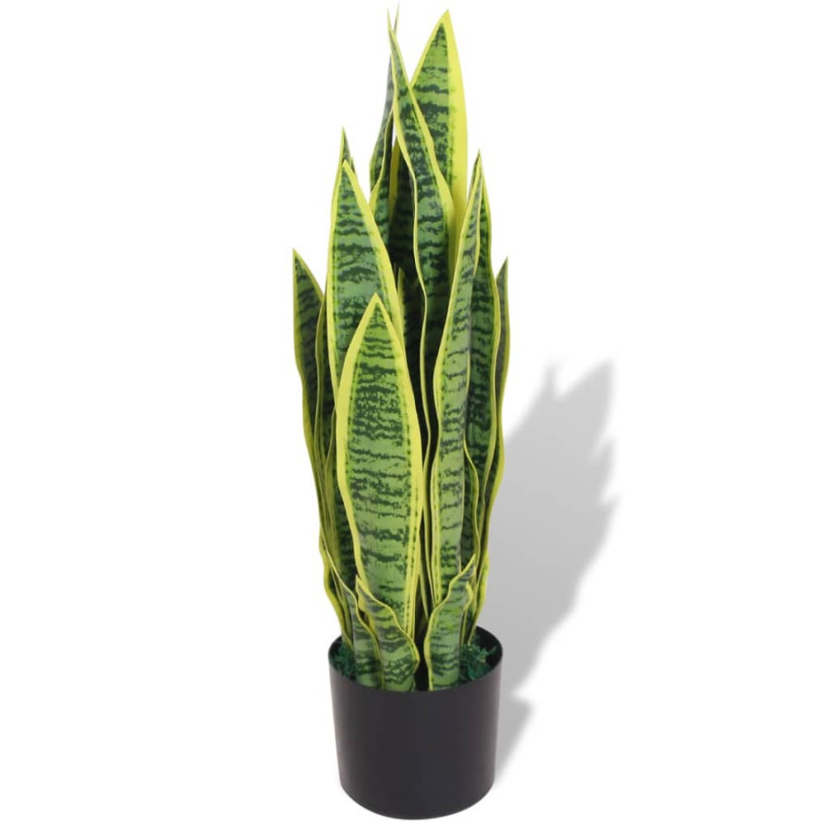 vidaXL Kunst sanseveria plant met pot 65 cm groen afbeelding 1