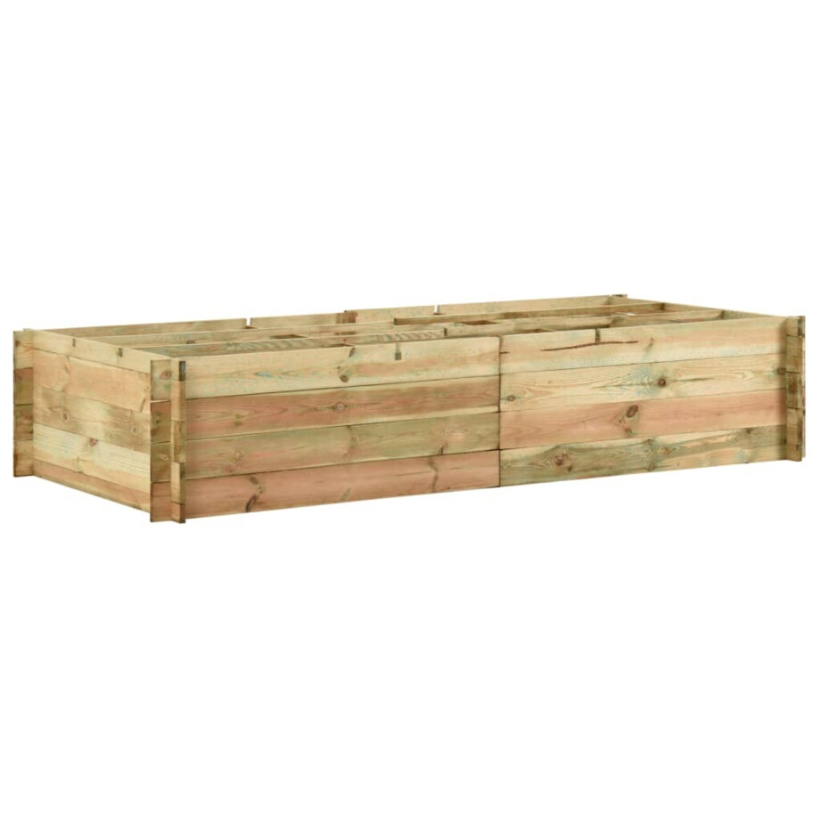vidaXL Plantenbak 197x100x40 cm geïmpregneerd grenenhout afbeelding 1