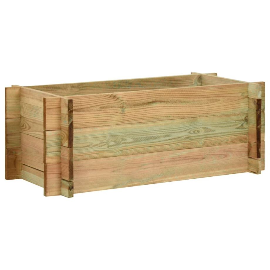 vidaXL Plantenbak 80 cm geïmpregneerd grenenhout afbeelding 1