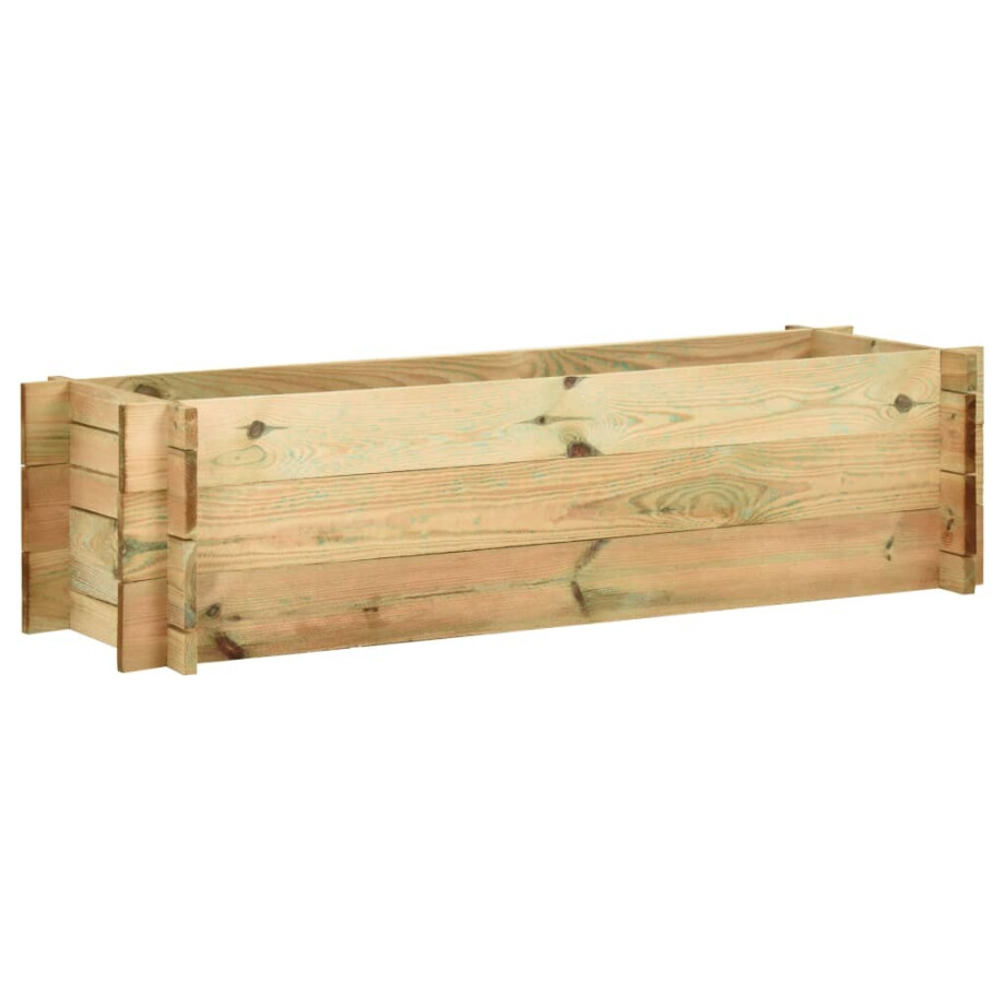 vidaXL Plantenbak 120 cm geïmpregneerd grenenhout afbeelding 1