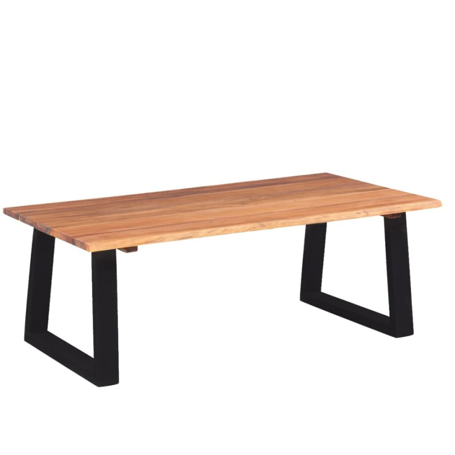 vidaXL Salontafel massief acaciahout 110x60x40 cm vidaXL Salontafel massief acaciahout 110x60x40 cm afbeelding 1