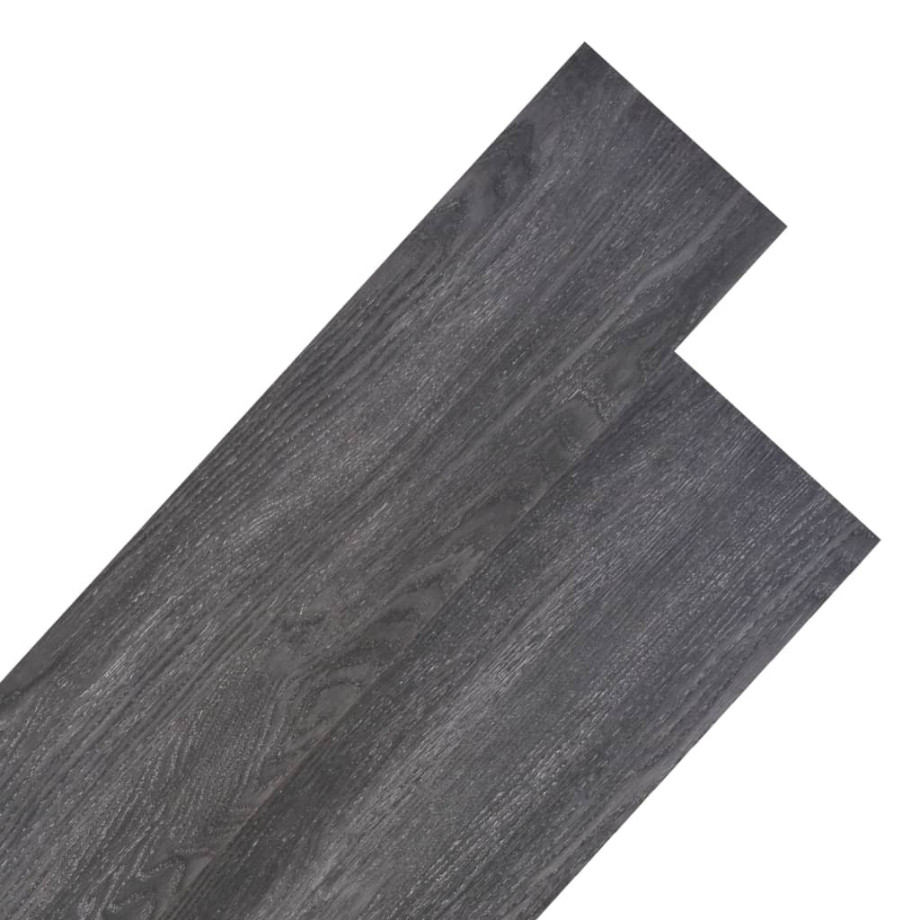 vidaXL Vloerplanken niet-zelfklevend 5,26 m² 2 mm PVC zwart en wit afbeelding 1