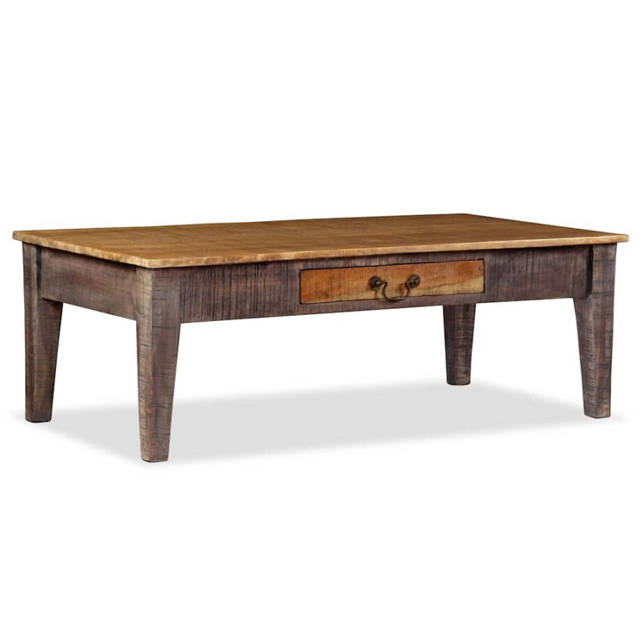 vidaXL Salontafel vintage stijl 118x60x40 cm massief hout afbeelding 1