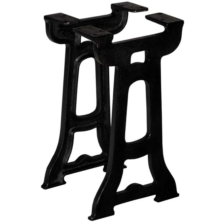 vidaXL Bankpoten 2 st Y-frame gietijzer afbeelding 1