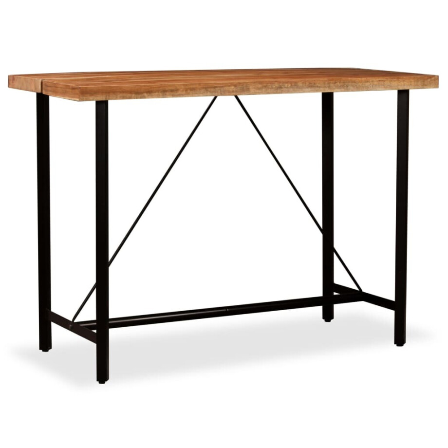 vidaXL Bartafel 150x70x107 cm massief acaciahout vidaXL Bartafel 150x70x107 cm massief acaciahout afbeelding 1