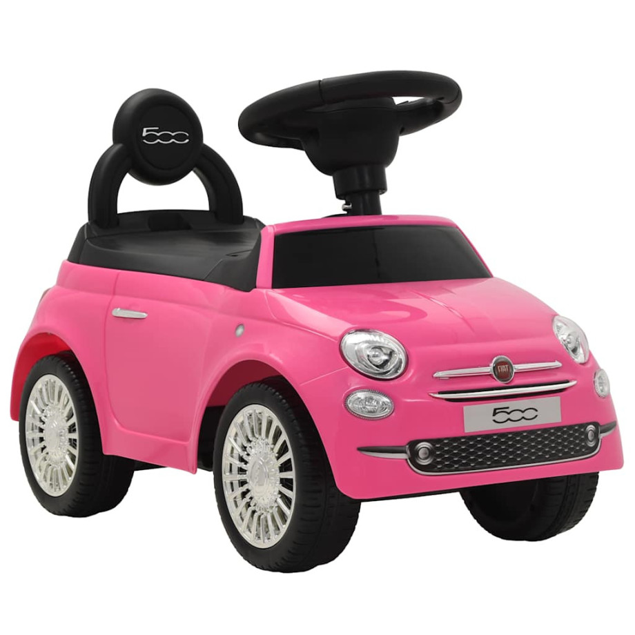 vidaXL Loopauto Fiat 500 roze afbeelding 1