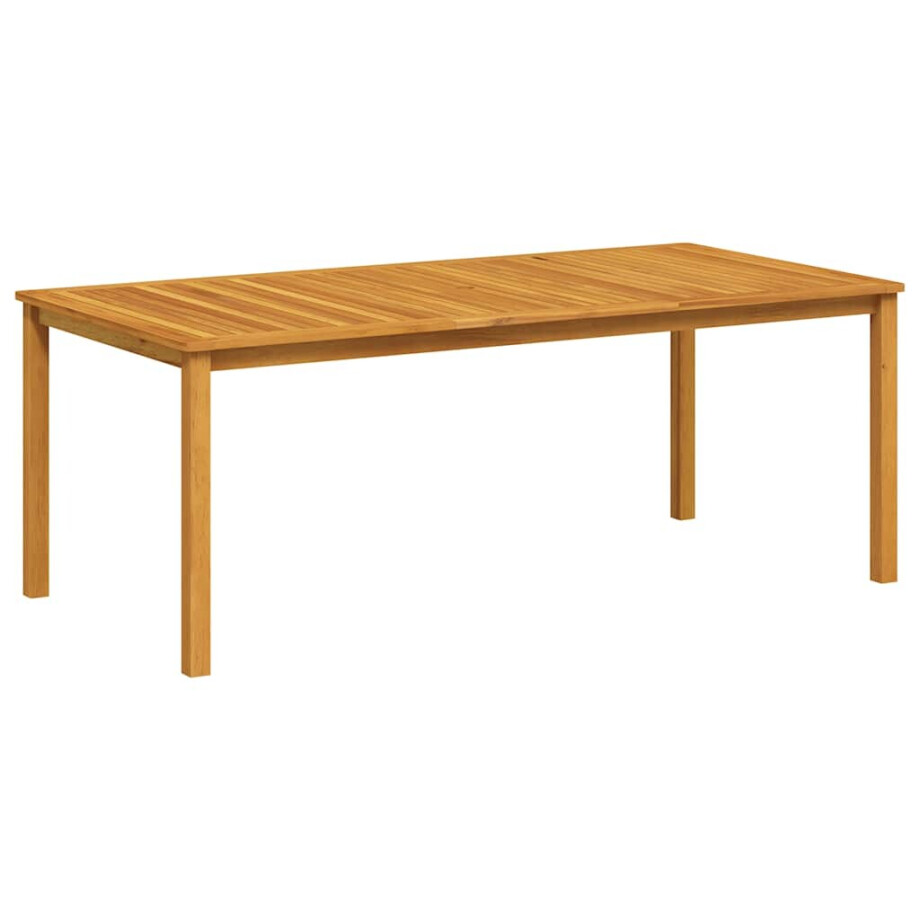 vidaXL Tuintafel 200x100x74 cm massief acaciahout vidaXL Tuintafel 200x100x74 cm massief acaciahout afbeelding 1