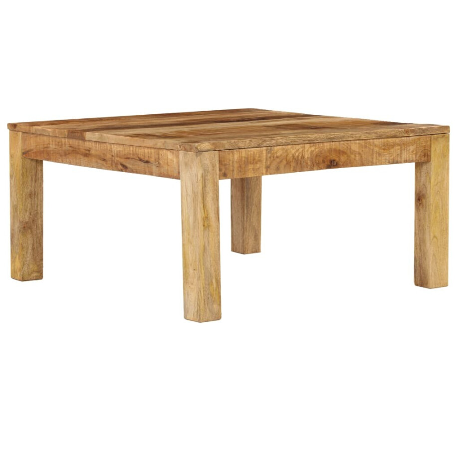 vidaXL Salontafel 80x80x40 cm massief mangohout vidaXL Salontafel 80x80x40 cm massief mangohout afbeelding 1