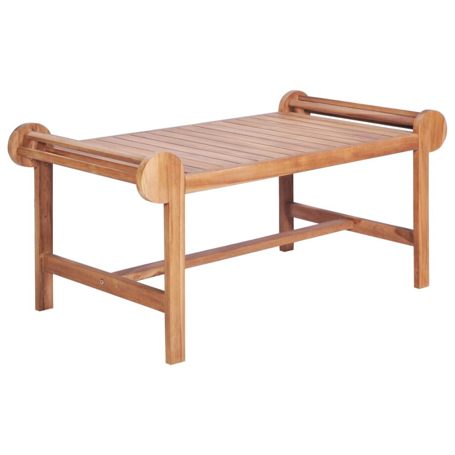 vidaXL Salontafel 100x50x45 cm massief teakhout vidaXL Salontafel 100x50x45 cm massief teakhout afbeelding 1
