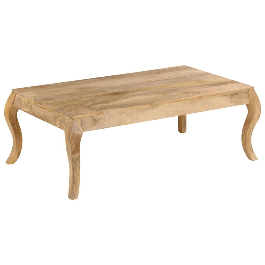 vidaXL Salontafel 116x66x41 cm massief mangohout vidaXL Salontafel 116x66x41 cm massief mangohout afbeelding 1