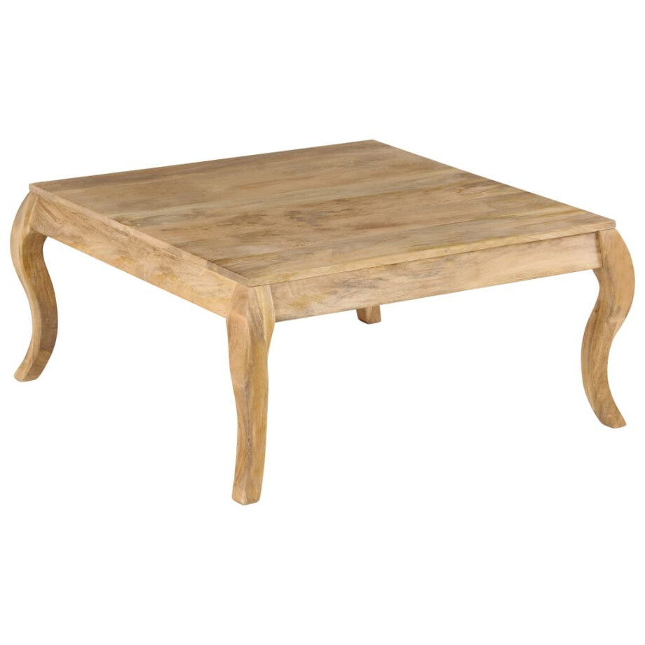 vidaXL Salontafel 80x80x40 cm massief mangohout vidaXL Salontafel 80x80x40 cm massief mangohout afbeelding 1