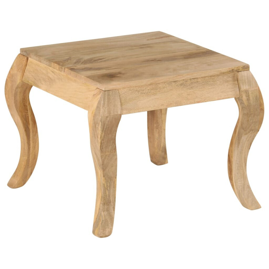 vidaXL Bijzettafel 45x45x40 cm massief mangohout vidaXL Bijzettafel 45x45x40 cm massief mangohout afbeelding 1