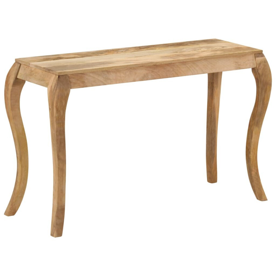 vidaXL Wandtafel 118x38x76 cm massief mangohout vidaXL Wandtafel 118x38x76 cm massief mangohout afbeelding 1