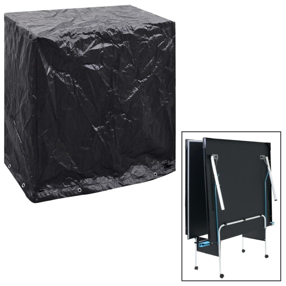 vidaXL Tafeltennistafelhoes met 8 oogjes 160x55x182 cm vidaXL Tafeltennistafelhoes met 8 oogjes 160x55x182 cm afbeelding 1