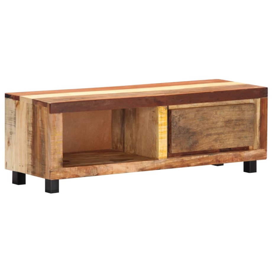 vidaXL Tv-meubel 100x30x33 cm massief gerecycled hout afbeelding 1