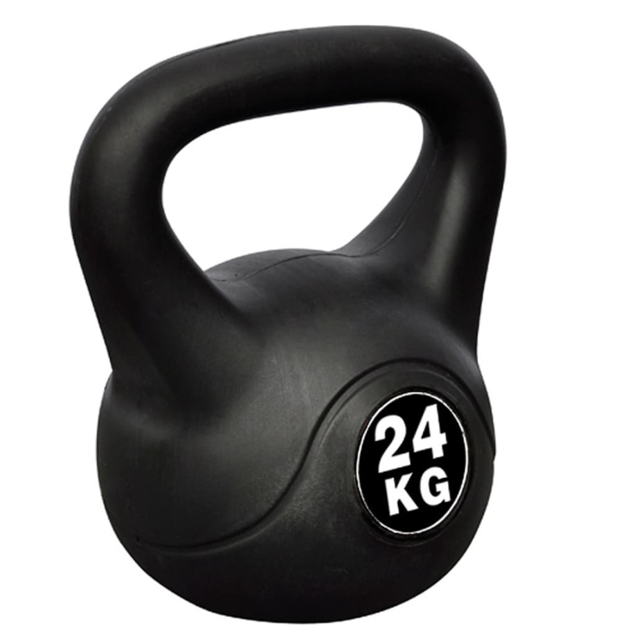 vidaXL Kettlebell met kunststof mantel 24kg afbeelding 1