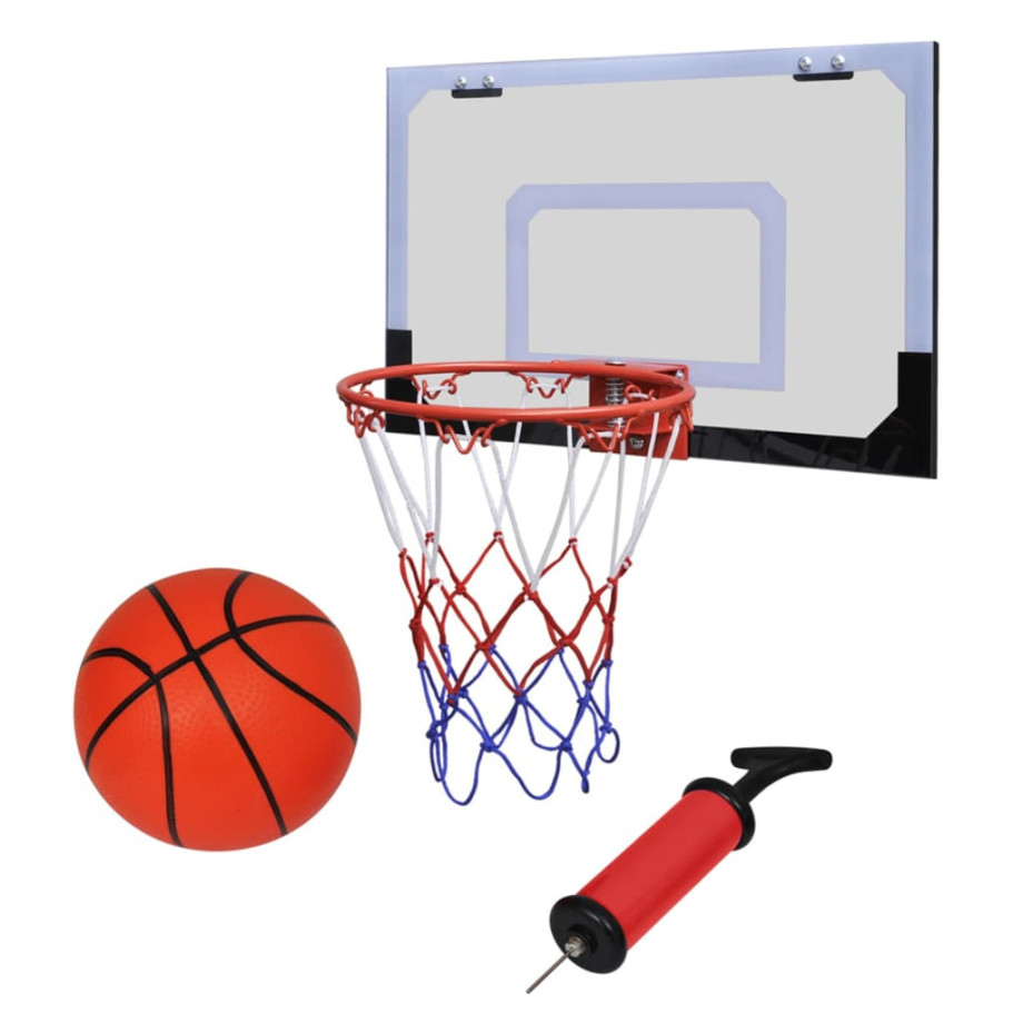 vidaXL Mini-basketbalset met bal en pomp afbeelding 1