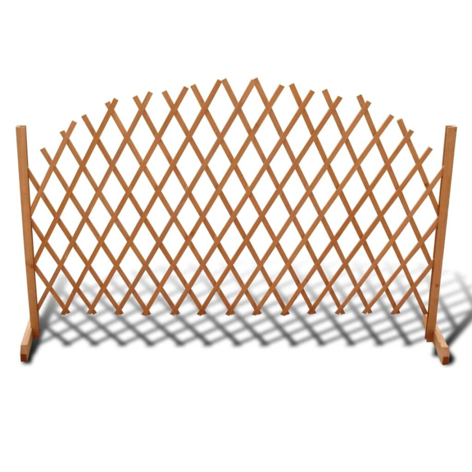vidaXL Tuinlatwerk 180x100 cm massief hout afbeelding 1