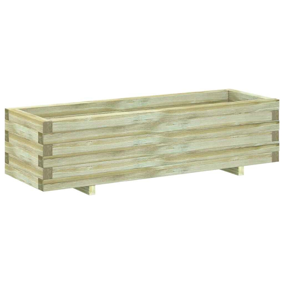 vidaXL Plantenbak verhoogd rechthoekig 120x40x30 cm hout vidaXL Plantenbak verhoogd rechthoekig 120x40x30 cm hout afbeelding 1
