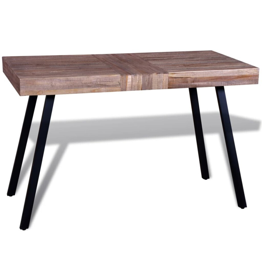 vidaXL Tafel gerecycled teakhout afbeelding 1