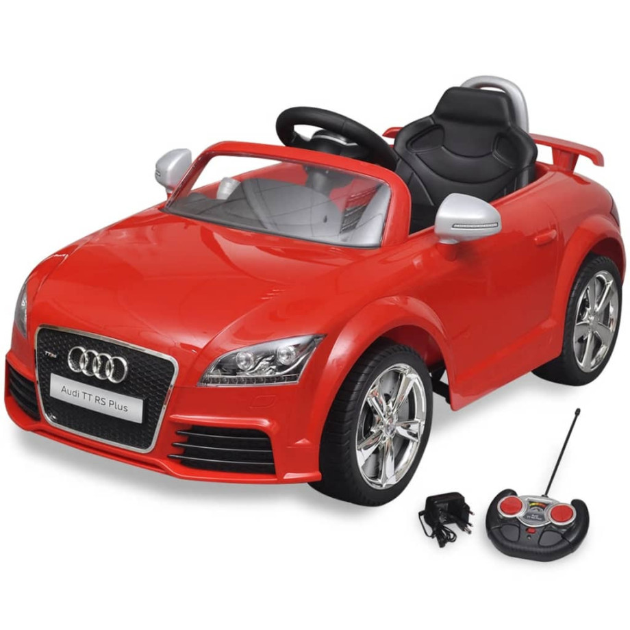 vidaXL Kinderauto elektrisch met afstandsbediening Audi TT RS rood afbeelding 1