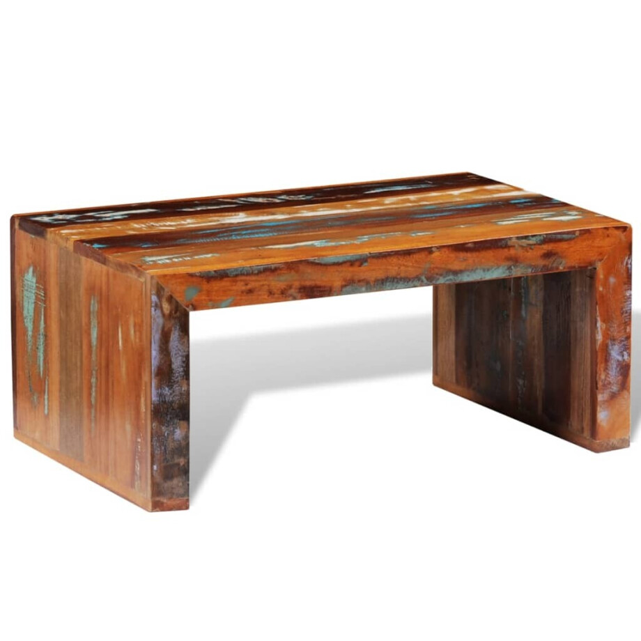 vidaXL Salontafel gerecycled hout vidaXL Salontafel gerecycled hout afbeelding 1