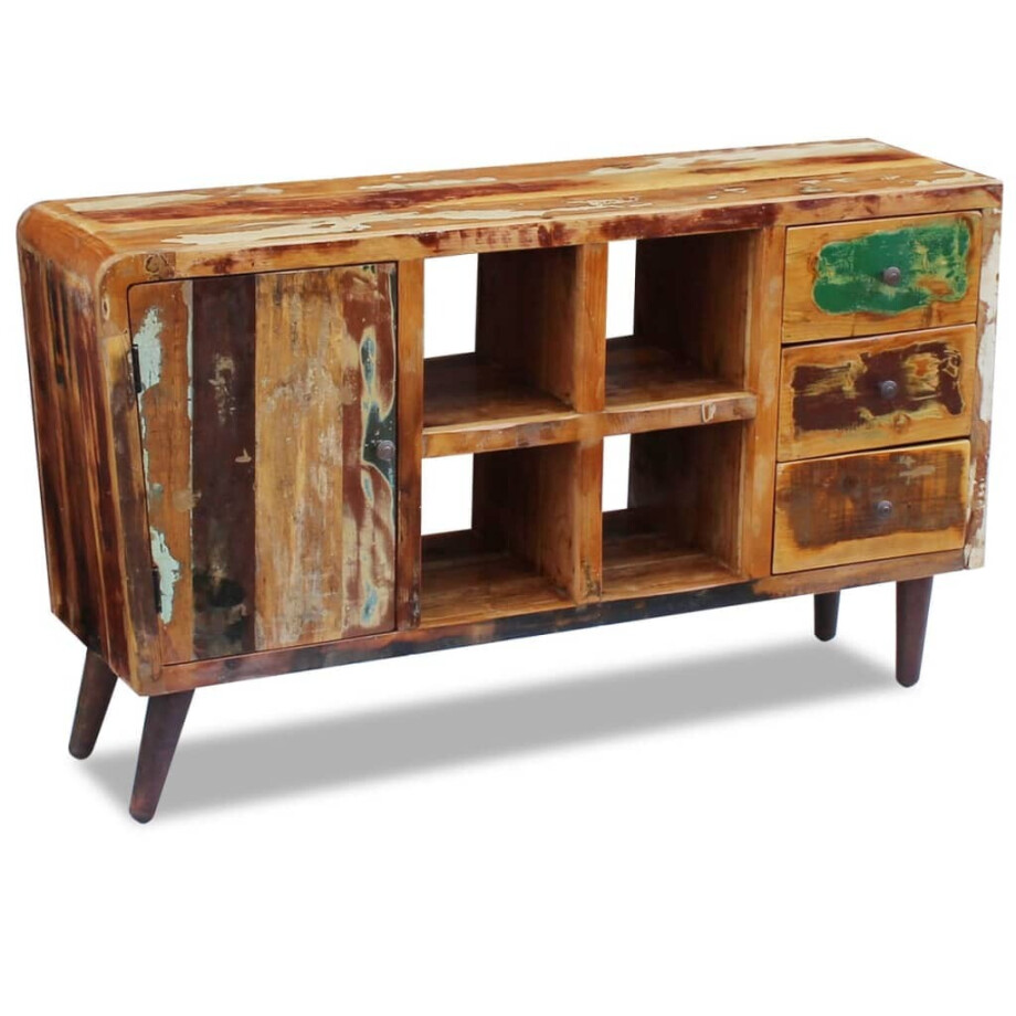vidaXL Dressoir 150x40x86 cm massief gerecycled hout vidaXL Dressoir 150x40x86 cm massief gerecycled hout afbeelding 1