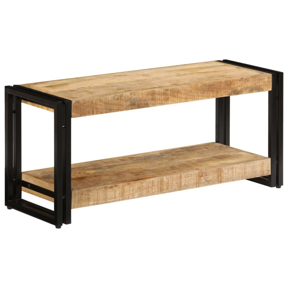 vidaXL Tv-meubel 90x30x40 cm massief mangohout afbeelding 1