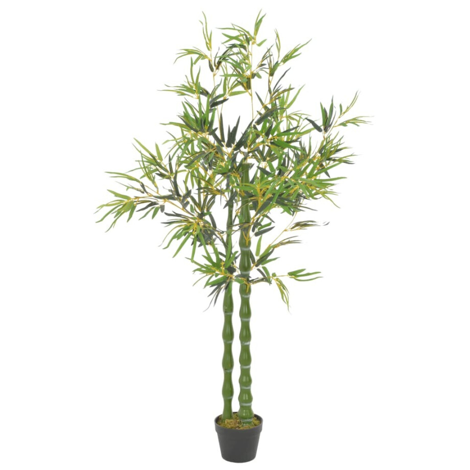 vidaXL Kunstplant met pot bamboe 160 cm groen afbeelding 1