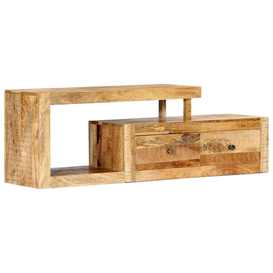 vidaXL Tv-meubel 120x30x40 cm massief mangohout afbeelding 1
