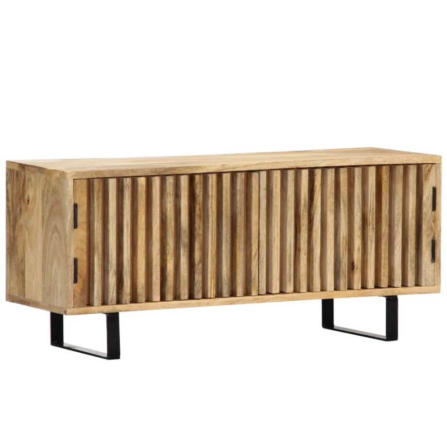 vidaXL Tv-meubel 90x30x40 cm massief mangohout afbeelding 1