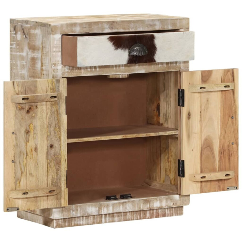 vidaXL Dressoir 60x30x75 cm massief mangohout vidaXL Dressoir 60x30x75 cm massief mangohout afbeelding 1