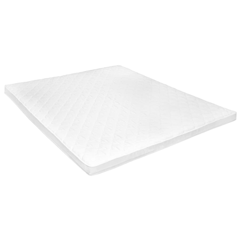 vidaXL Topmatras ei-profiel 6 cm koudschuim 160x200 cm afbeelding 1