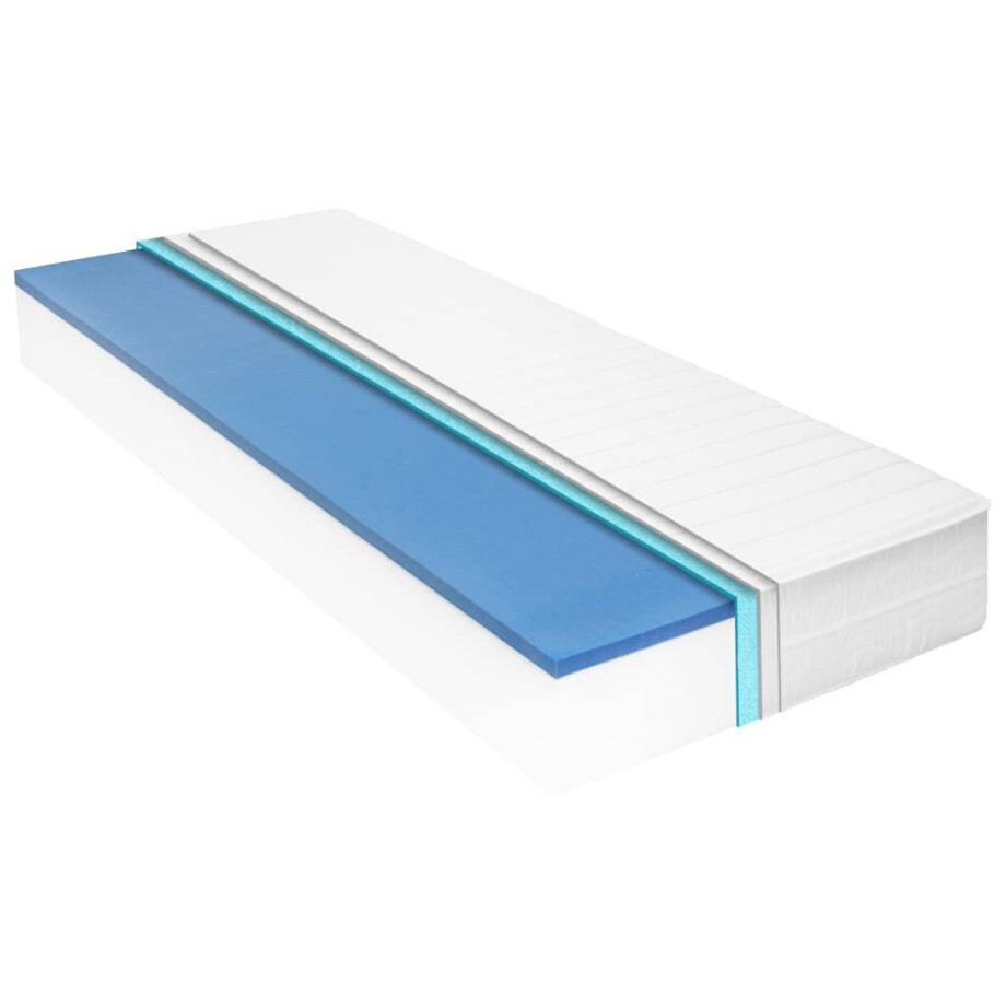 vidaXL Matras 18 cm visco-traagschuim 180x200 cm H2 afbeelding 1