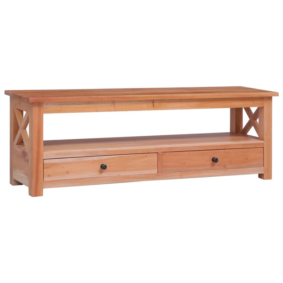 vidaXL Tv-meubel 120x30x40 cm massief mahoniehout vidaXL Tv-meubel 120x30x40 cm massief mahoniehout afbeelding 1