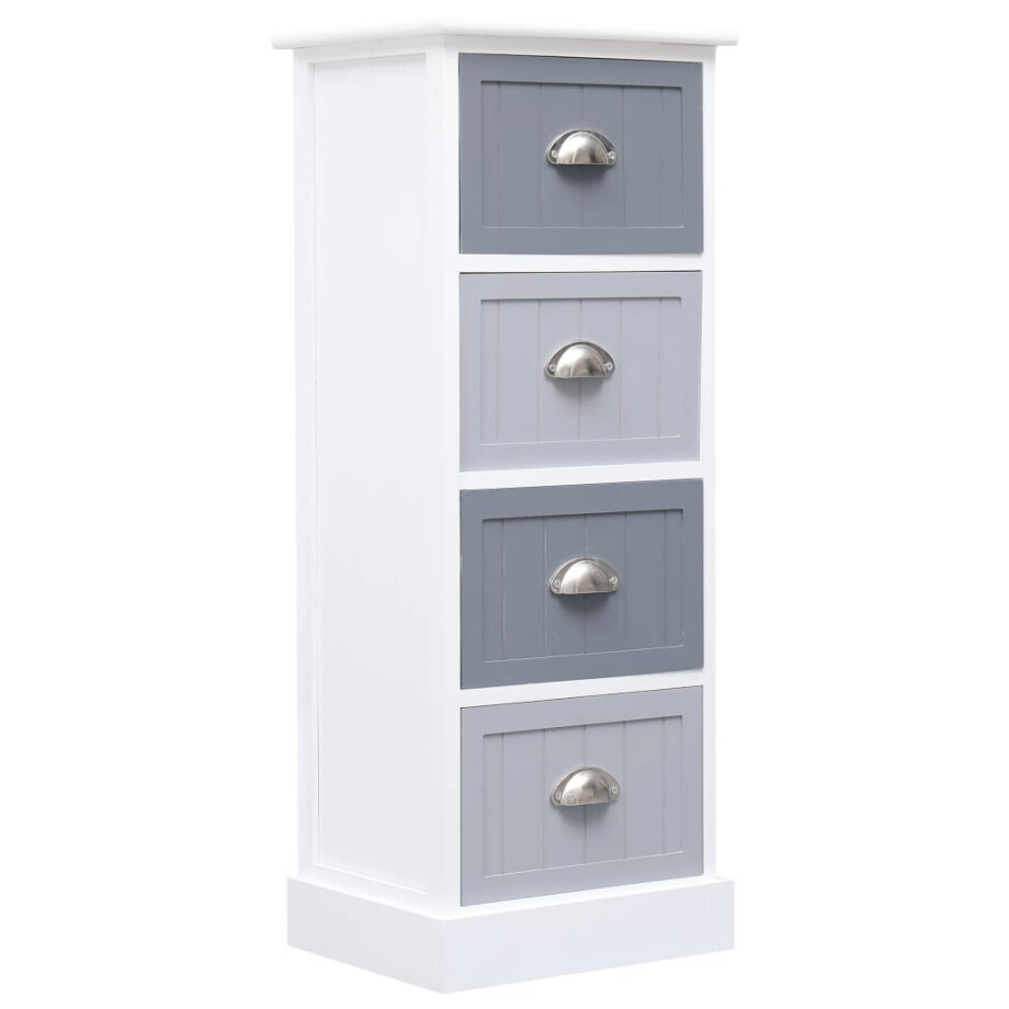 vidaXL Bijzetkast 35x30x90 cm paulowniahout vidaXL Bijzetkast 35x30x90 cm paulowniahout afbeelding 1