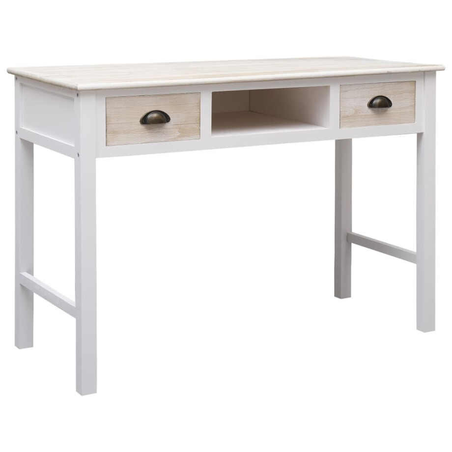 vidaXL Wandtafel 110x45x76 cm hout vidaXL Wandtafel 110x45x76 cm hout afbeelding 1