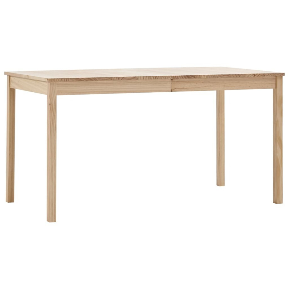 vidaXL Eettafel 140x70x73 cm grenenhout vidaXL Eettafel 140x70x73 cm grenenhout afbeelding 1