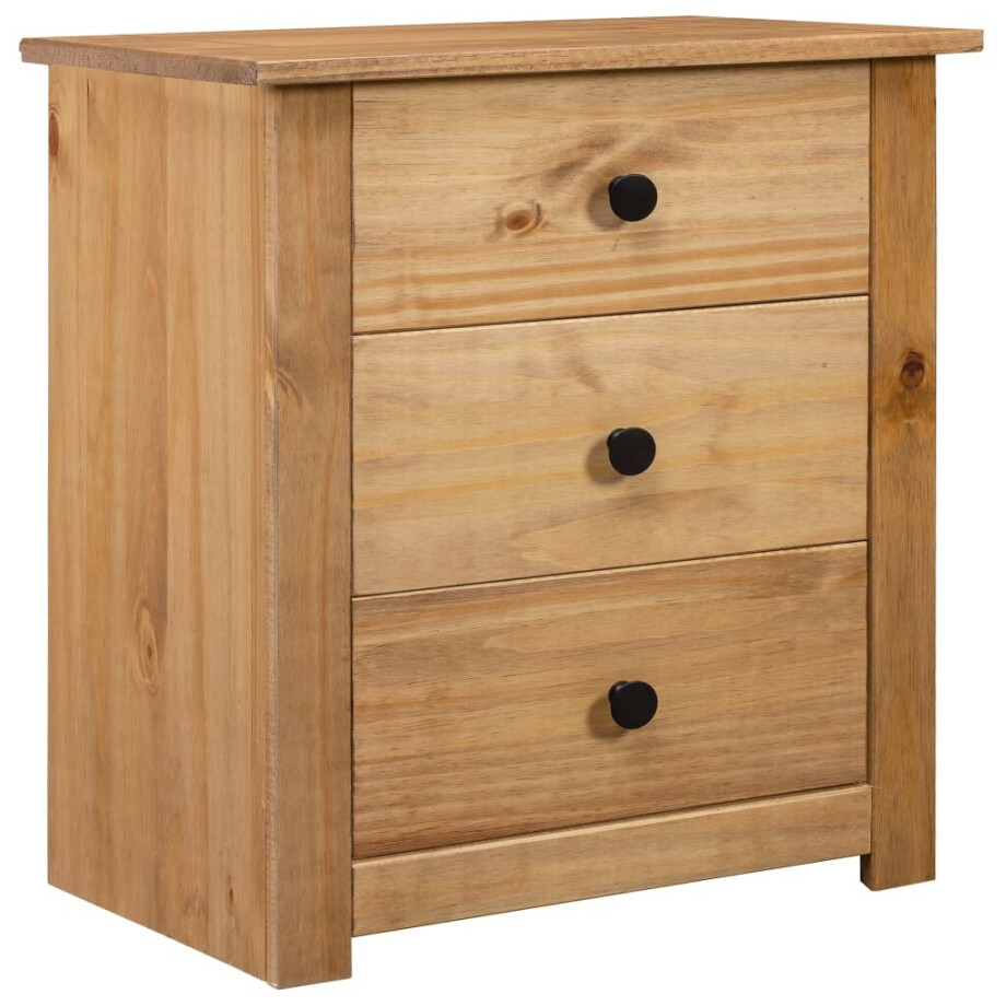 vidaXL Nachtkastje Panama Range 46x40x57 cm grenenhout vidaXL Nachtkastje Panama Range 46x40x57 cm grenenhout afbeelding 1