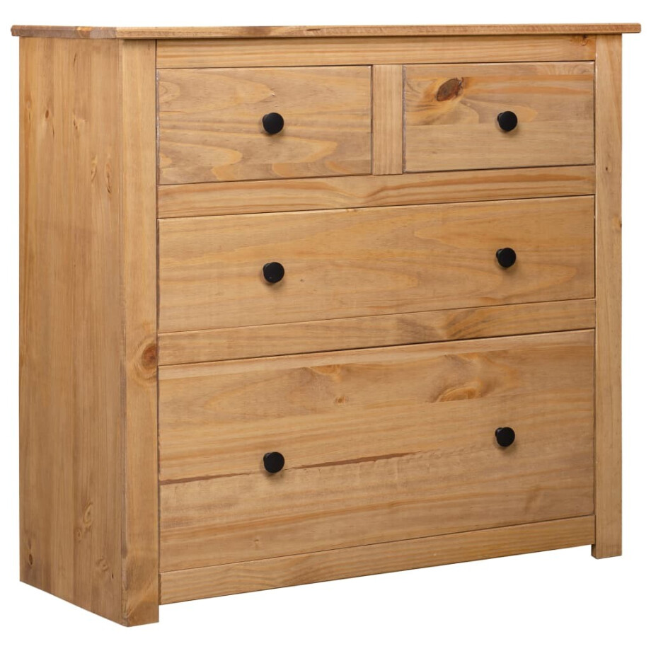 vidaXL Dressoir Panama Range 80x40x83 cm grenenhout afbeelding 1