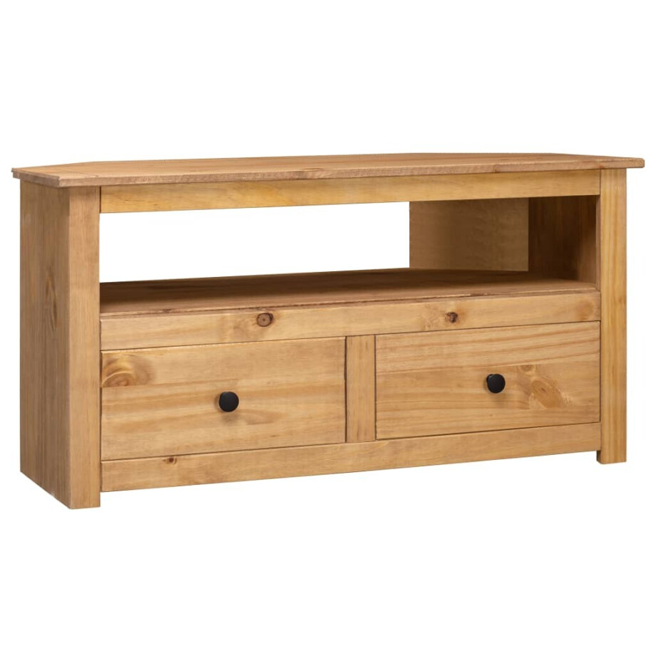 vidaXL Tv-hoekkast Panama Range 93x49x49 cm massief grenenhout afbeelding 1