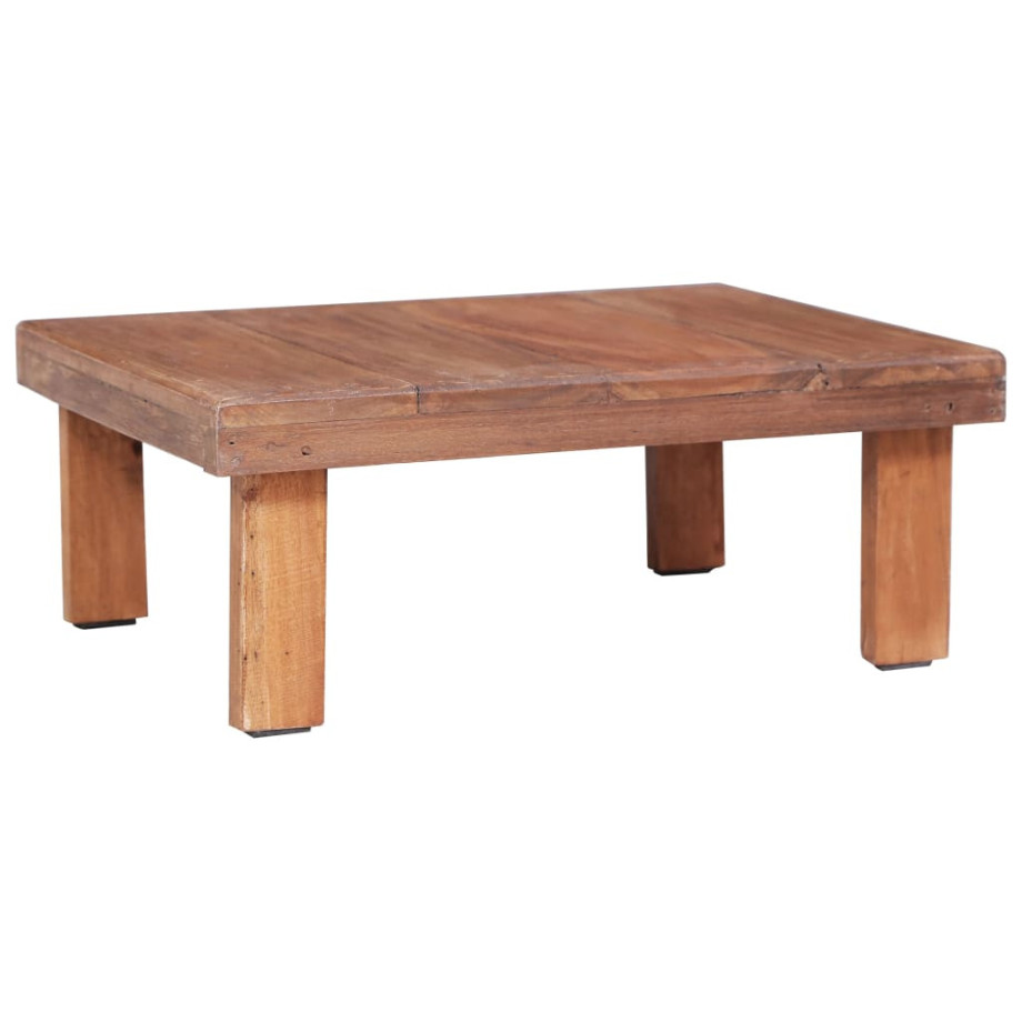 vidaXL Salontafel 60x45x23 cm massief mahoniehout afbeelding 1