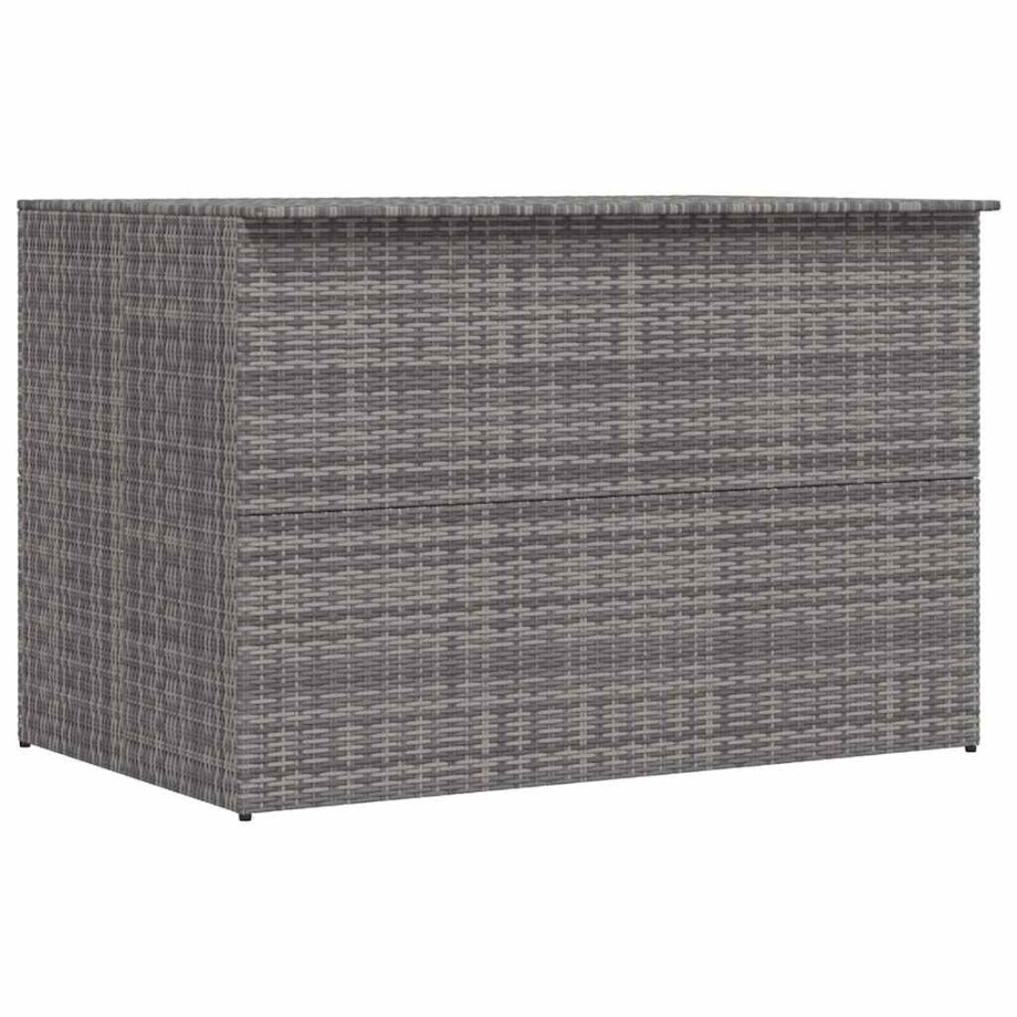 vidaXL Tuinbox 150x100x100 cm poly rattan grijs vidaXL Tuinbox 150x100x100 cm poly rattan grijs afbeelding 1