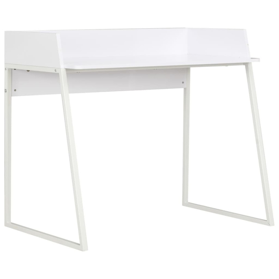 vidaXL Bureau 90x60x88 cm wit afbeelding 1