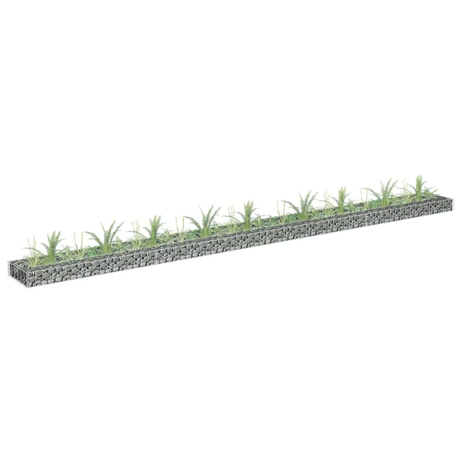 vidaXL Gabion plantenbak verhoogd 360x30x10 cm gegalvaniseerd staal vidaXL Gabion plantenbak verhoogd 360x30x10 cm gegalvaniseerd staal afbeelding 1