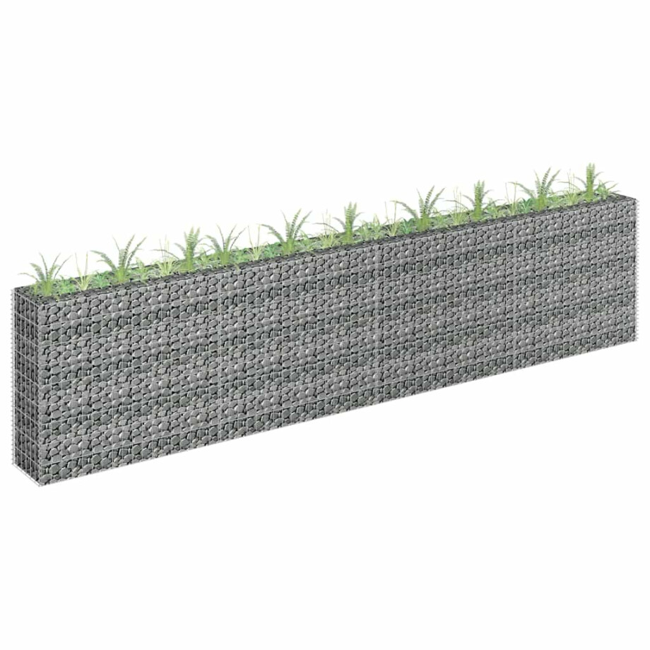 vidaXL Gabion plantenbak verhoogd 360x30x90 cm gegalvaniseerd staal vidaXL Gabion plantenbak verhoogd 360x30x90 cm gegalvaniseerd staal afbeelding 1