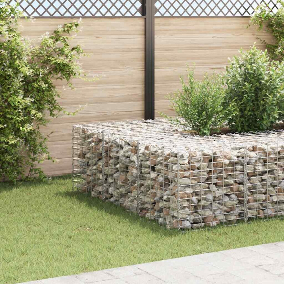 vidaXL Gabion plantenbak verhoogd kubus 60x60x60 cm staaldraad vidaXL Gabion plantenbak verhoogd kubus 60x60x60 cm staaldraad afbeelding 1